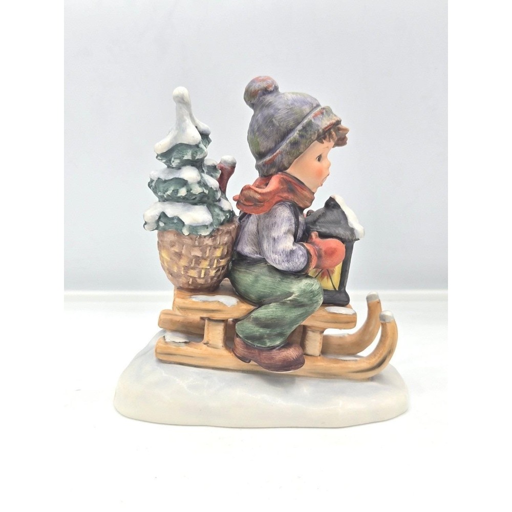 Ride into Christmas Goebel Hummel Figurine #396 2/0 W.‎ Germany Vintage 4"